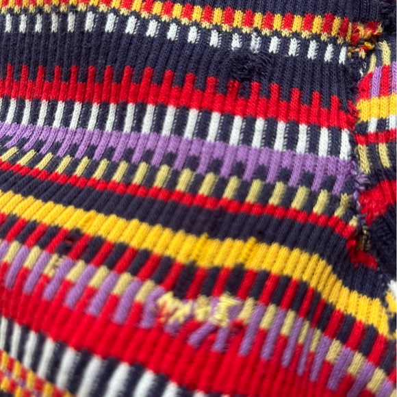 Vintage Pandora Colorful Striped Skorts/Hot pants - Sz Small - Picture 11 of 16